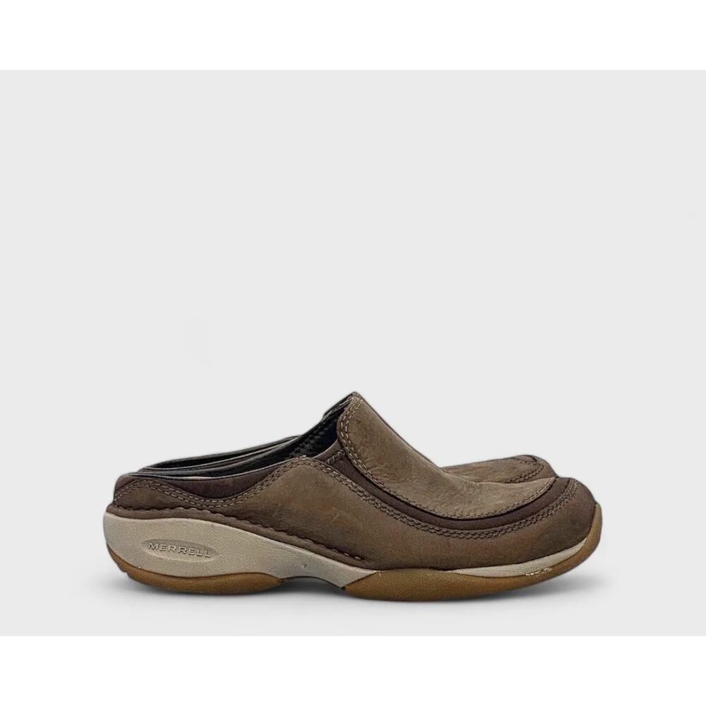 Merrell 'Primo Scoop' Women's 6 Brown  Leather Performance Clog Mule